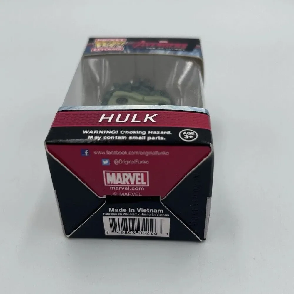 Funko Pop Pocket Keychain Hulk Avengers Age of Ultron Marvel Vinyl Figure